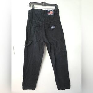 Vintage RALPH LAUREN POLO JEANS CO. Utility Cargo Pants Men's 32 Black